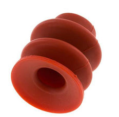 Ventosa de Fuelle Silicona Roja 30mm Recorrido 13mm