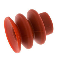 Ventosa de Fuelle Silicona Roja 30mm Recorrido 13mm