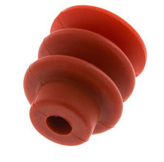 Ventosa de Fuelle Silicona Roja 30mm Recorrido 13mm