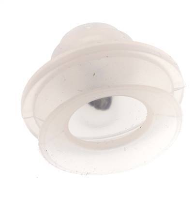 Ventosa de Fuelle 32mm Silicona Transparente Recorrido 9mm