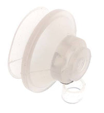 Ventosa de Fuelle 32mm Silicona Transparente Recorrido 9mm