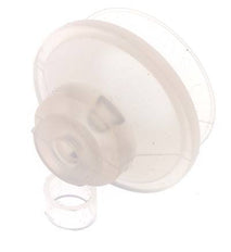 Ventosa de Fuelle 32mm Silicona Transparente Recorrido 9mm