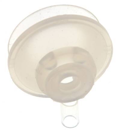 Ventosa de Fuelle 52mm Silicona Transparente Recorrido 12mm