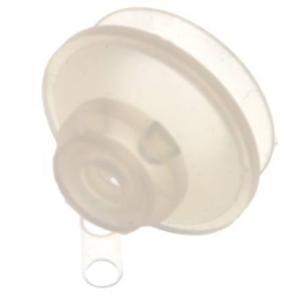 Ventosa de Fuelle 52mm Silicona Transparente Recorrido 12mm