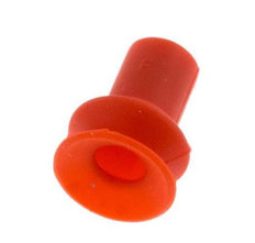 Ventosa de Fuelle 9mm Silicona Roja Recorrido 3.5mm