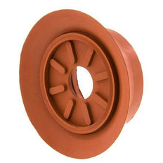 Ventosa Plana SBR Marrón Rojizo 100mm G 1/4 pulgadas Hembra Recorrido 6mm con Labios Finos