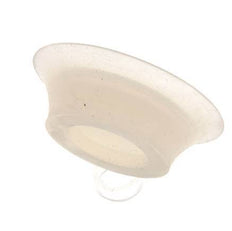 Ventosa Plana Silicona Transparente 40mm G 1/8 pulgadas Hembra Recorrido 3mm con Labios finos
