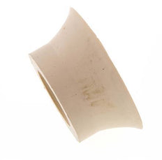 Ventosa Plana NR Beige 70mm G 1/4 pulgadas Hembra Recorrido 6mm con labios finos