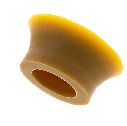 Ventosa Plana NRE Marrón 70mm G 1/4 pulgadas Hembra Recorrido 6mm con labios finos