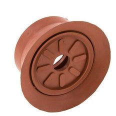 Ventosa Plana SBR Marrón Rojizo 70mm G 1/4 pulgada Hembra Recorrido 6mm con Labios Finos