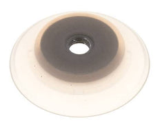 Ventosa Plana Silicona Transparente 80mm G 1/4 de pulgadas Hembra Recorrido 6mm con Labios robustos