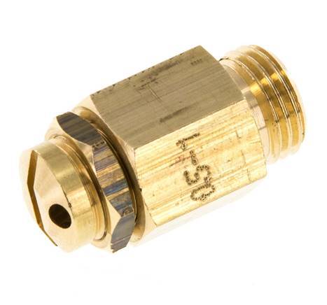 G Válvula de seguridad ajustable de 1/4'' de latón 0,5-1 bar (7,25-14,50 psi)