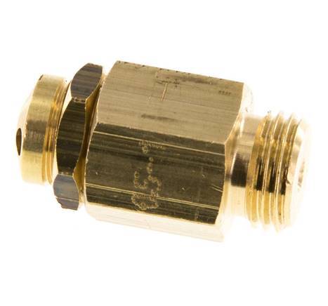 G Válvula de seguridad ajustable de 1/4'' de latón 0,5-1 bar (7,25-14,50 psi)