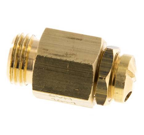 G Válvula de seguridad ajustable de 1/4'' de latón 0,5-1 bar (7,25-14,50 psi)