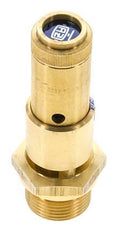 G Válvula de seguridad preajustada de latón de 3/4'' 0,2 bar (2,9 psi) DN 10