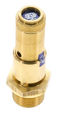 G Válvula de seguridad preajustada de latón de 3/4'' 0,2 bar (2,9 psi) DN 10