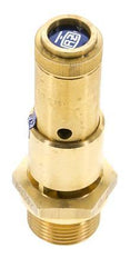 G Válvula de seguridad preajustada de latón de 3/4'' 0,2 bar (2,9 psi) DN 10