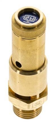 G Válvula de seguridad preajustada de latón de 1/2'' 0,45 bar (6,53 psi) DN 10