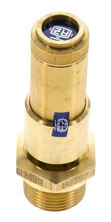 G Válvula de seguridad preajustada de latón de 3/4'' 0,65 bar (9,43 psi) DN 10