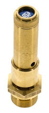 G Válvula de seguridad preajustada de latón de 3/4'' 11 bar (159.54 psi) DN 10