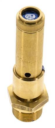 G Válvula de seguridad preajustada de latón de 3/4'' 13 bar (188.55 psi) DN 10