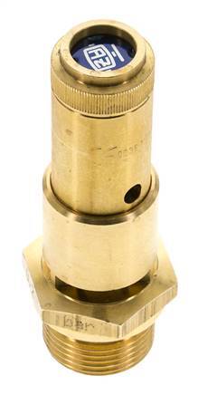 G Válvula de seguridad preajustada de latón de 3/4'' 2 bar (29.01 psi) DN 10