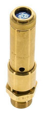 G Válvula de seguridad preajustada de latón de 1/2'' 21 bar (304,58 psi) DN 10