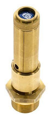 G Válvula de seguridad preajustada de latón de 3/4'' 23 bar (333,59 psi) DN 10