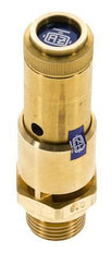 G Válvula de seguridad preajustada de latón de 1/2'' 3 bar (43.51 psi) DN 10