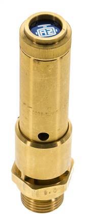 G Válvula de seguridad preajustada de latón de 1/2'' 32 bar (464,13 psi) DN 10