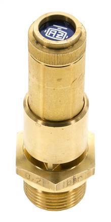 G Válvula de seguridad preajustada de latón de 3/4'' 4 bar (58.02 psi) DN 10