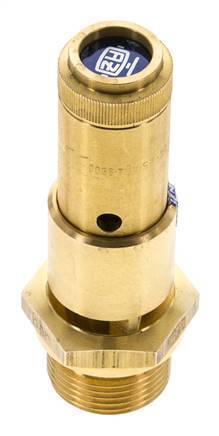 G Válvula de seguridad preajustada de latón de 3/4'' 4 bar (58.02 psi) DN 10