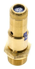 G Válvula de seguridad preajustada de latón de 3/4'' 4 bar (58.02 psi) DN 10