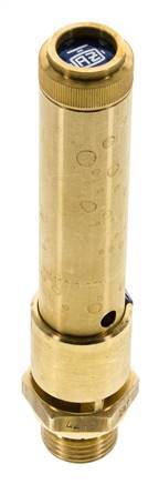 G Válvula de seguridad preajustada de latón de 1/2'' 42,5 bar (616,42 psi) DN 10