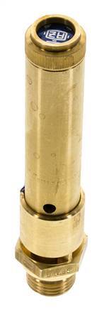 G Válvula de seguridad preajustada de latón de 1/2'' 42,5 bar (616,42 psi) DN 10