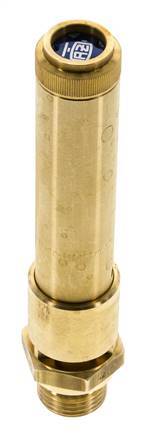 G Válvula de seguridad de latón de 1/2'' 43 bar (623.67 psi) DN 10