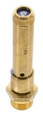 G Válvula de seguridad preajustada de latón de 3/4'' 44 bar (638.18 psi) DN 10