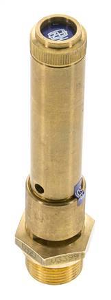 G Válvula de seguridad preajustada de latón de 3/4'' 45 bar (652,68 psi) DN 10