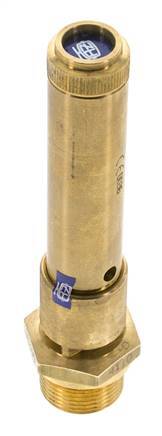 G Válvula de seguridad preajustada de latón de 3/4'' 45 bar (652,68 psi) DN 10