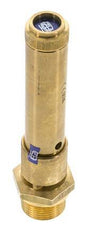G Válvula de seguridad preajustada de latón de 3/4'' 45 bar (652,68 psi) DN 10