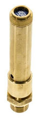 G Válvula de seguridad preajustada de latón de 1/2'' 47 bar (681.69 psi) DN 10