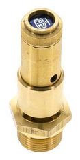 G Válvula de seguridad preajustada de latón de 3/4'' 6 bar (87.02 psi) DN 10
