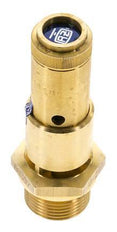 G Válvula de seguridad preajustada de latón de 3/4'' 6 bar (87.02 psi) DN 10