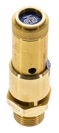 G Válvula de seguridad preajustada de latón de 1/2'' 7,9 bar (114,58 psi) DN 10