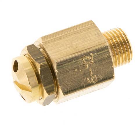 G Válvula de seguridad ajustable de latón de 1/8'' 6-12 bar (87,02-174,05 psi)