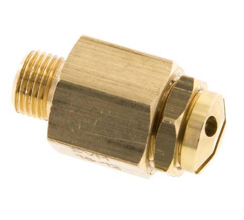 G Válvula de seguridad ajustable de latón de 1/8'' 6-12 bar (87,02-174,05 psi)