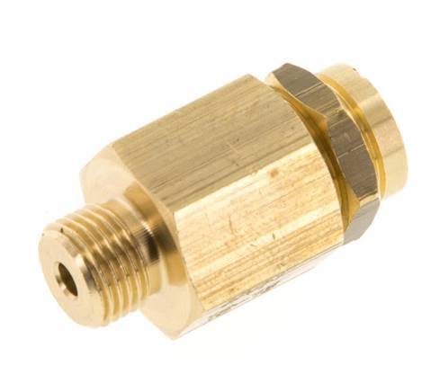G Válvula de seguridad ajustable de latón de 1/8'' 10-18 bar (145,04-261,07 psi)