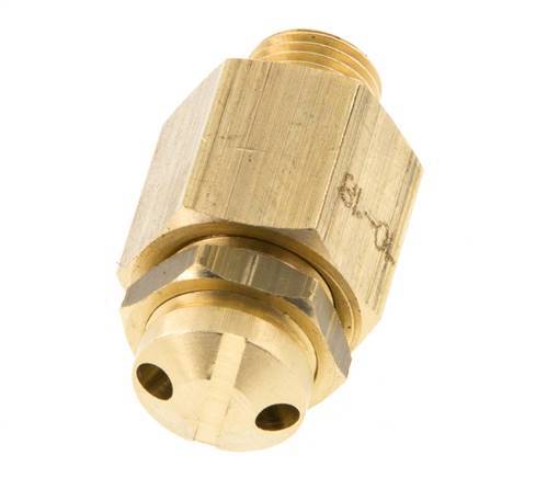 G Válvula de seguridad ajustable de latón de 1/8'' 10-18 bar (145,04-261,07 psi)