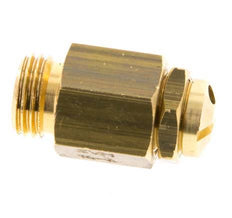 G Válvula de seguridad ajustable de 1/4'' de latón 1-4 bar (14,50-58,02 psi)