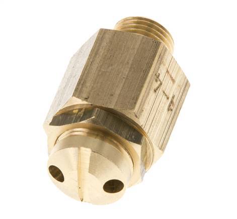 G Válvula de seguridad ajustable de latón de 1/8'' 1-4 bar (14,50-58,02 psi)